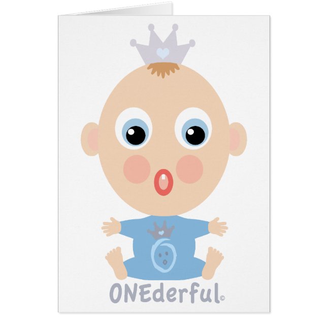 ONEderful BABY Face - blue (Front)