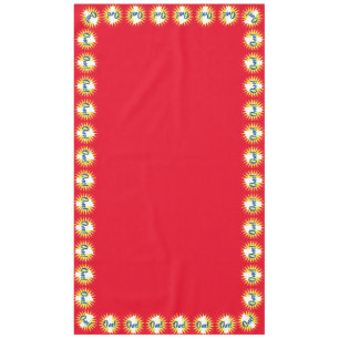 Onederful Cute Colourful 1st Birthday Party Theme Tablecloth