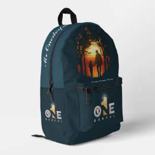 Onederful Parents' Day Father's day - Printed Backpack