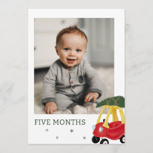 Onederful Time Of The Year Birthday Photo Card