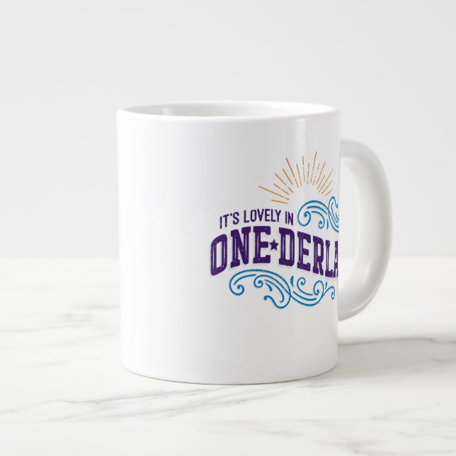 Onederland is Lovely Colour Jumbo Mug (Front Right)