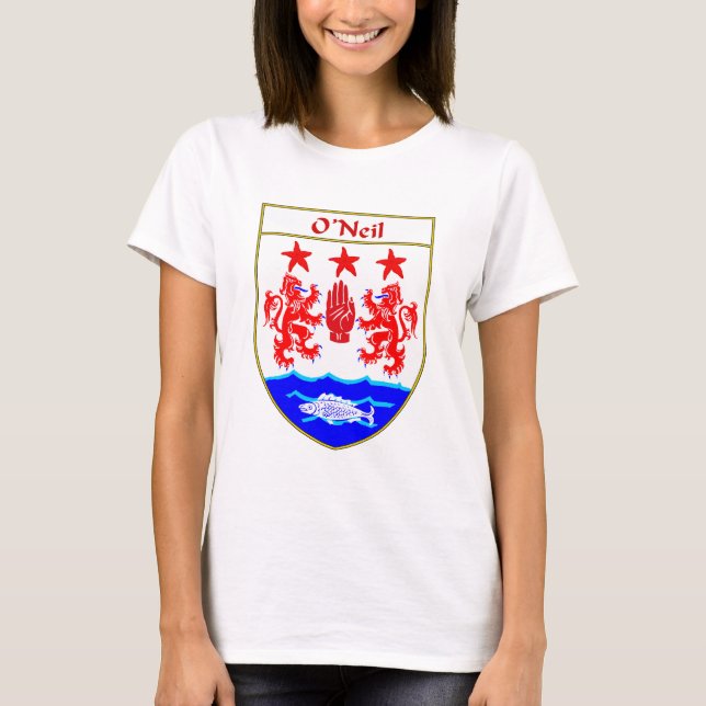 O'Neil Coat of Arms/Family Crest T-Shirt (Front)