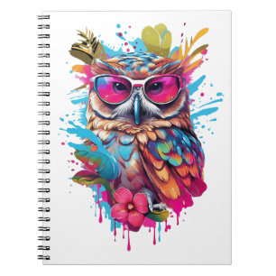 “Oneness With The Universe” Owl Notebook