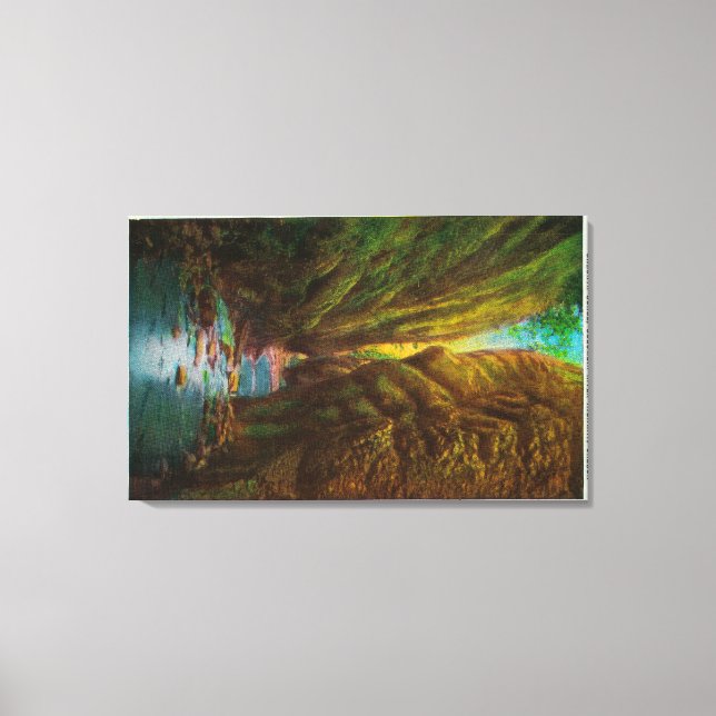 Oneonta Gorge in Columbia River Gorge Canvas Print (Front)