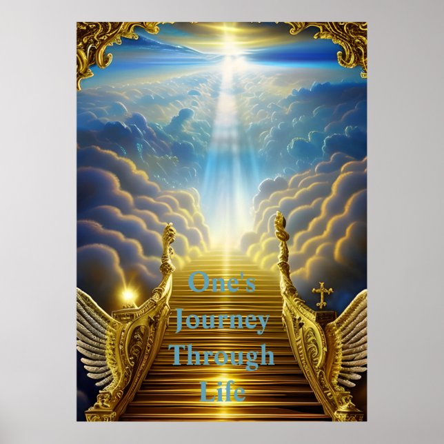 One's Journey Through Life  Poster (Front)