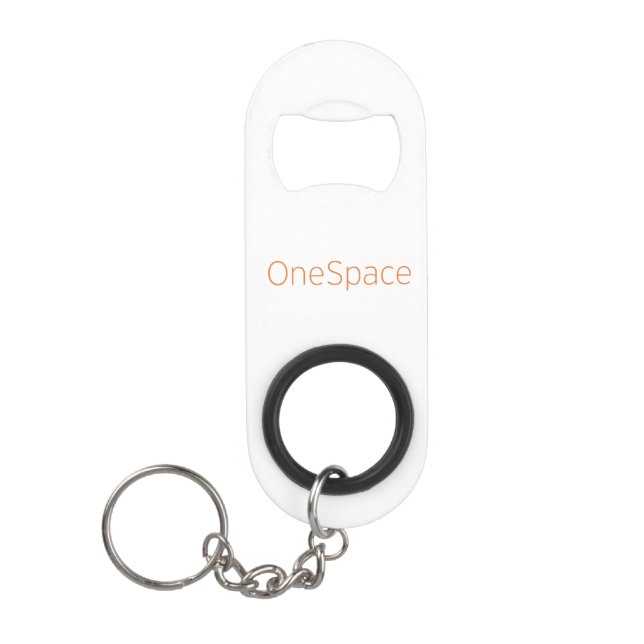OneSpace travelling bottle opener Keychain Bottle Opener (Front)