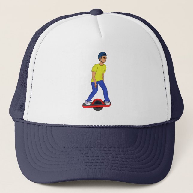 Onewheeling Dude Trucker Hat (Front)