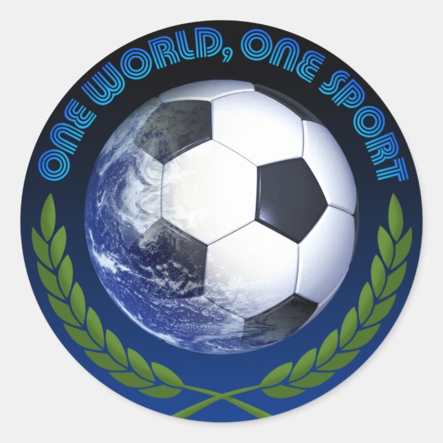 OneWorldButtons Classic Round Sticker (Front)