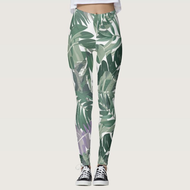 Onflora Floral Legging (Front)