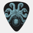 Onglet de guitare turquoise de poulpe