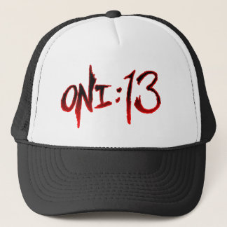 Oni:13 Logo Trucker Hat (black)