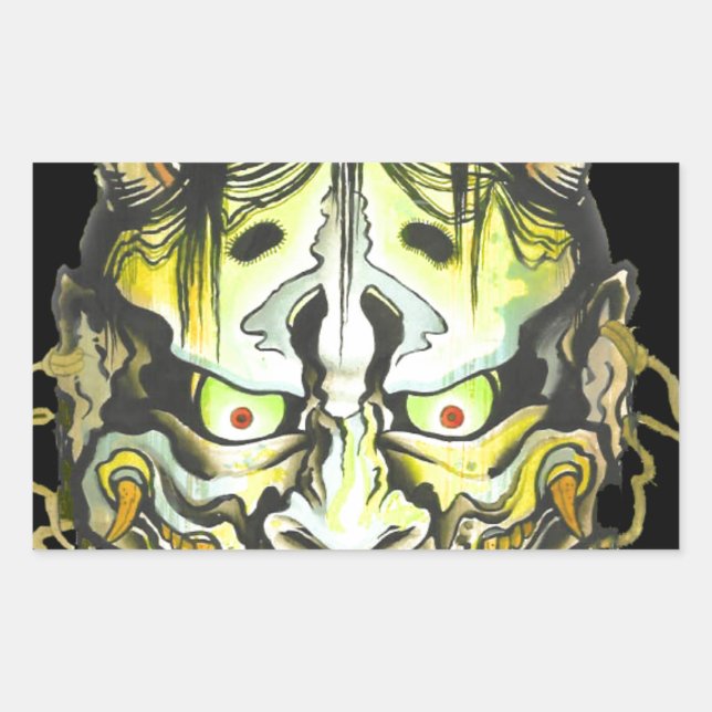 Oni Devil Design Sticker (Front)