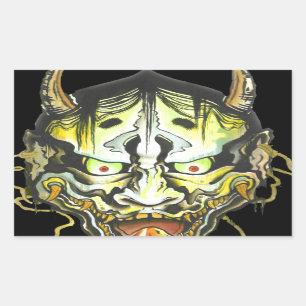 Oni Devil Design Sticker