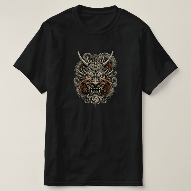 Oni Dragon T-Shirt (Design Front)