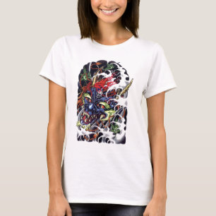 Oni & Maple Tattoo Design T-Shirt