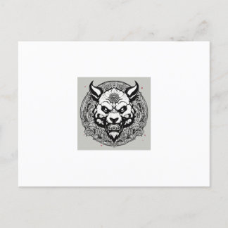Oni Panda Essence Logo Tee Postcard