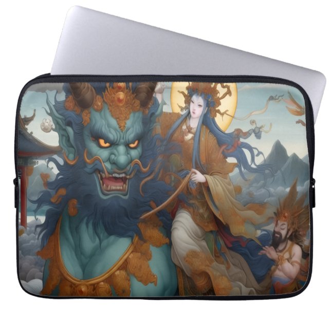 Oni Rider Laptop Sleeve (Front)