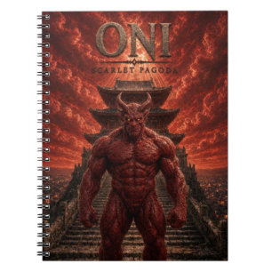 Oni Scarlet Pagoda Dark Cinema Notebook