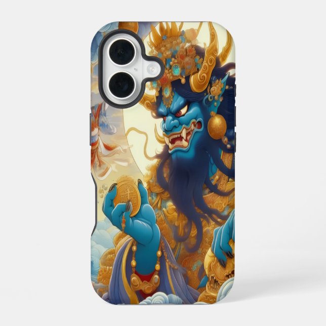 Oni Skies  iPhone 16 Case (Back)