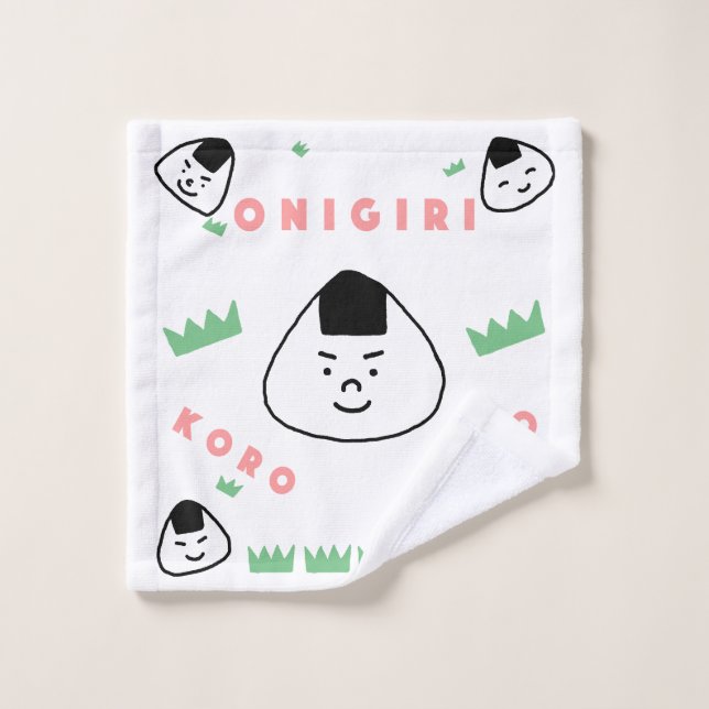 Onigiri Koro Koro (les boules de riz roulantes) (Gant de toilette)