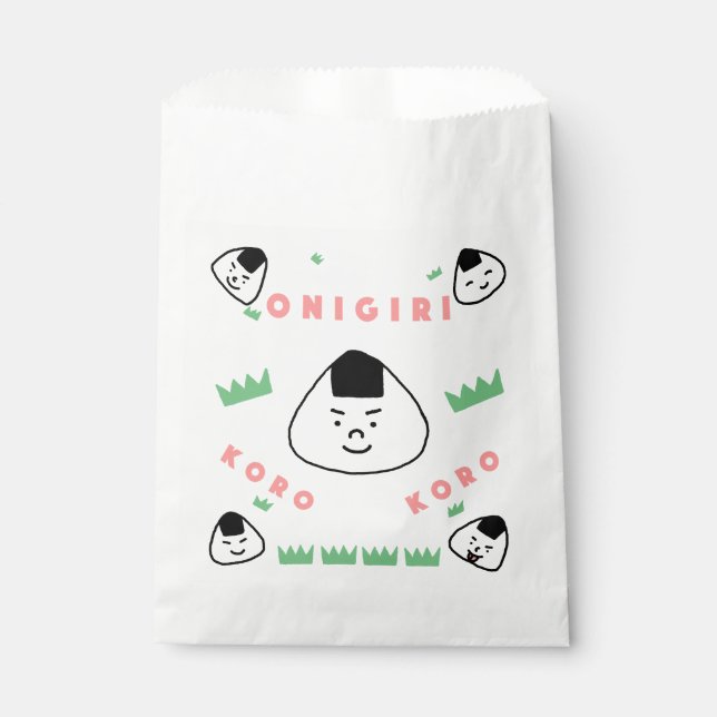 Onigiri Koro Koro (the Rolling Rice Balls) Favour Bag (Front)