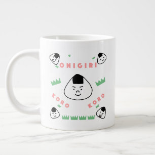 Onigiri Koro Koro (the Rolling Rice Balls) Large Coffee Mug