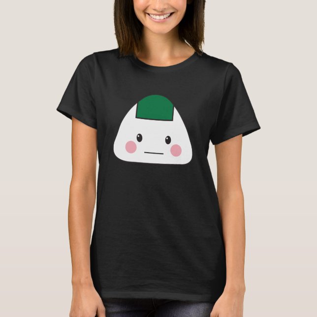 Onigiri omusubi Japanese rice ball seaweed nori T-Shirt (Front)