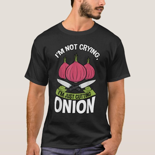 Onion Bulb Shallot Vegeterian Farmer Gardener Vega T-Shirt (Front)