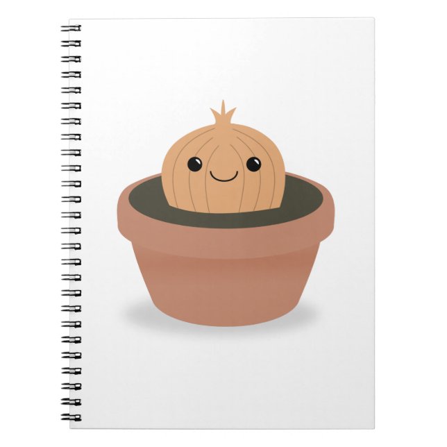 Onion Character Notebook (Front)