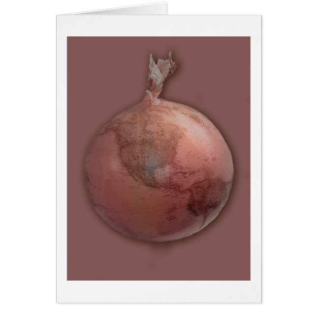 Onion Globe card (Front)