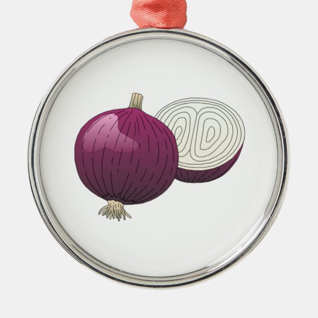 Onion Metal Ornament (Front)