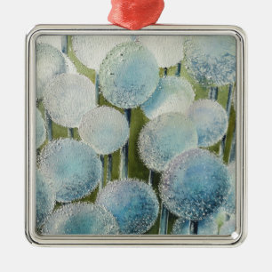 Onion Millions Watercolor Art Metal Ornament