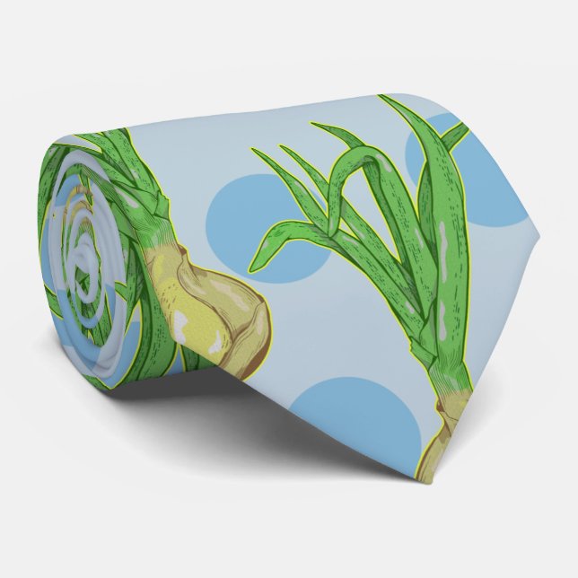 Onion Pattern Tie (Rolled)