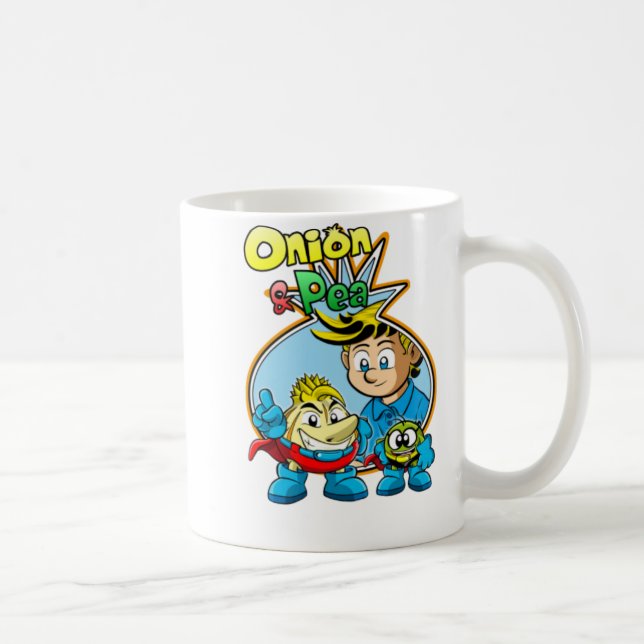 Onion & Pea covers mug. Coffee Mug (Right)
