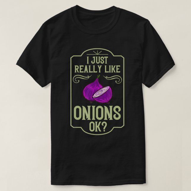 Onion Red Pickled Onions  T-Shirt (Design Front)