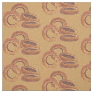Onion Rings Junk Food Foodie Fried Ring Diner Fabric