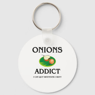 Onions Addict Keychain