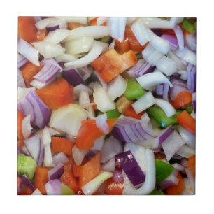 Onions and Bell Peppers Tile