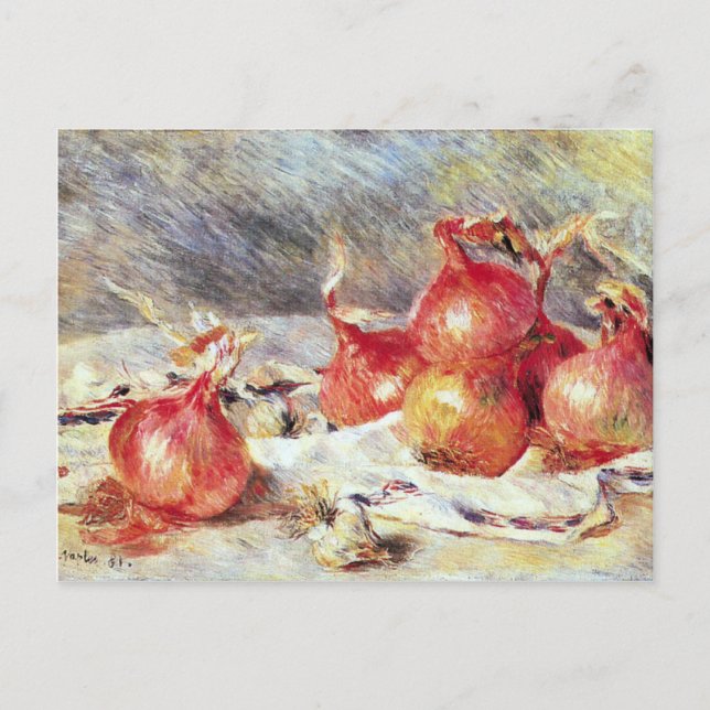 Onions by Pierre Renoir Postcard (Front)