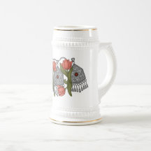 Onirzhyek kazakh décoration avec tulipes Mug