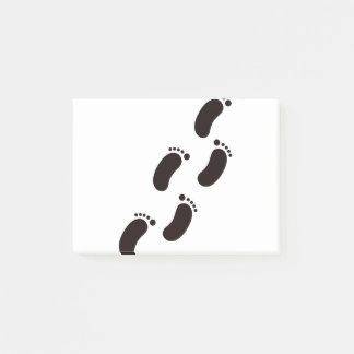 Oniuzuka Style Black Little Foot Post-it Notes