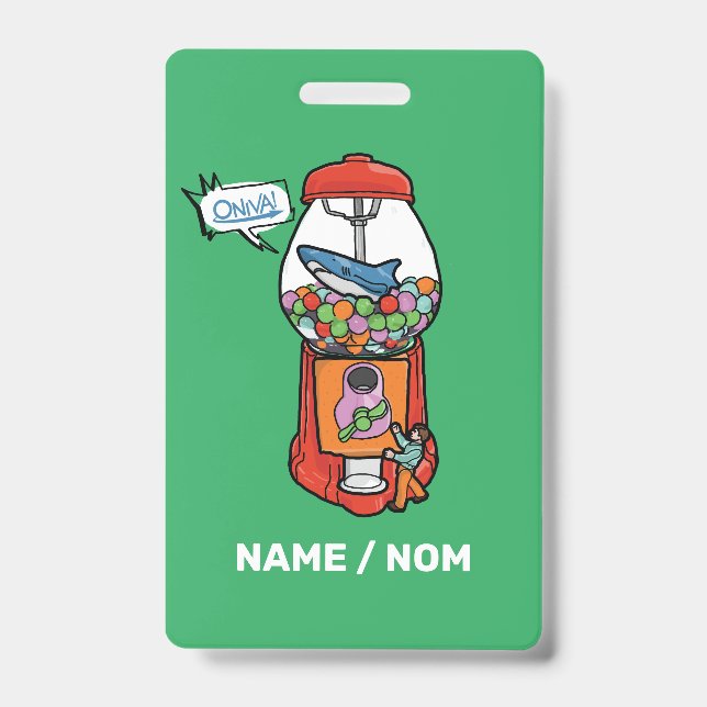 ONIVA! Gomme Balloune Badge (Front)