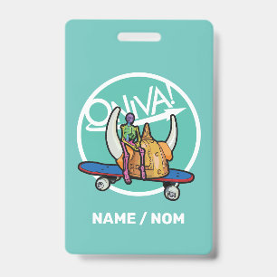 ONIVA! Squelette Viking Badge