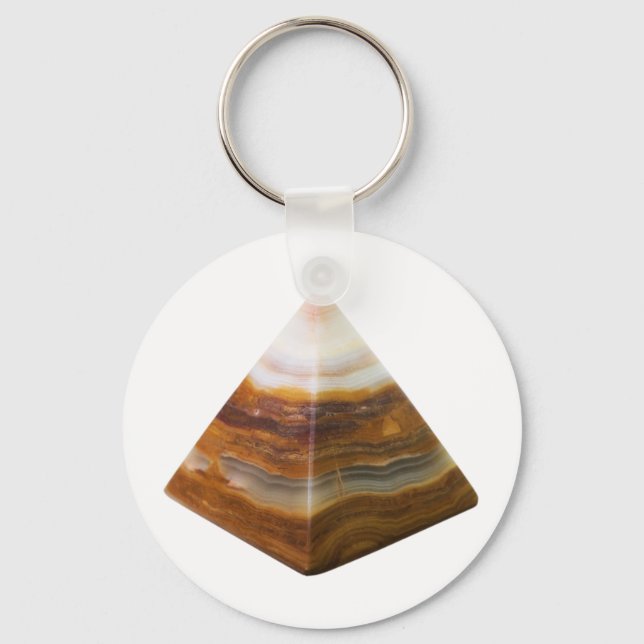 Onix pyramid keychain (Front)