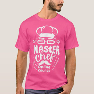Online Chef Course Zoom Cooking Classes Funny Eecu T-Shirt