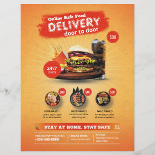 Online Delivery Service Flyer