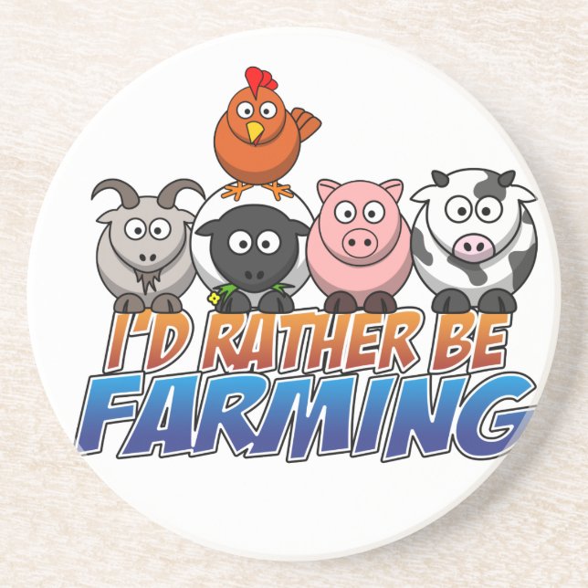Online Farming Coaster (Front)
