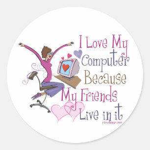 Online Friends Stickers