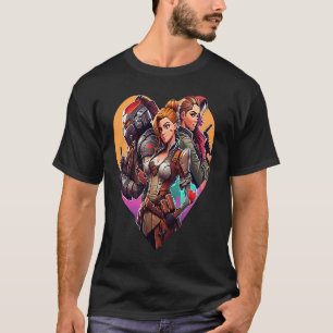 Online Game Characters Heart Symbol  1 T-Shirt