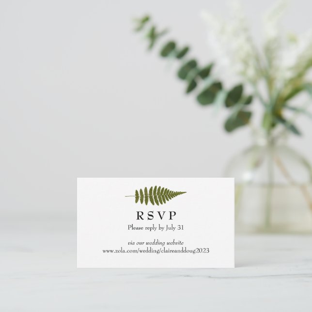 Online RSVP Card (Mini) (Standing Front)